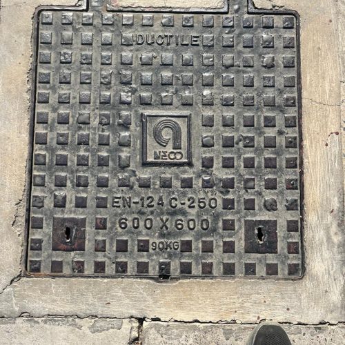 NECO 600X600MM (90KG) CI EARTHING COVER